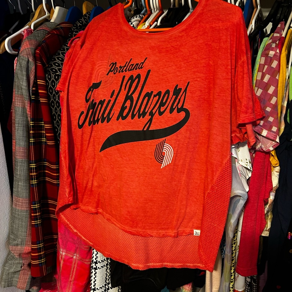 Portland Trail Blazers old school t-shirt! Size XXL